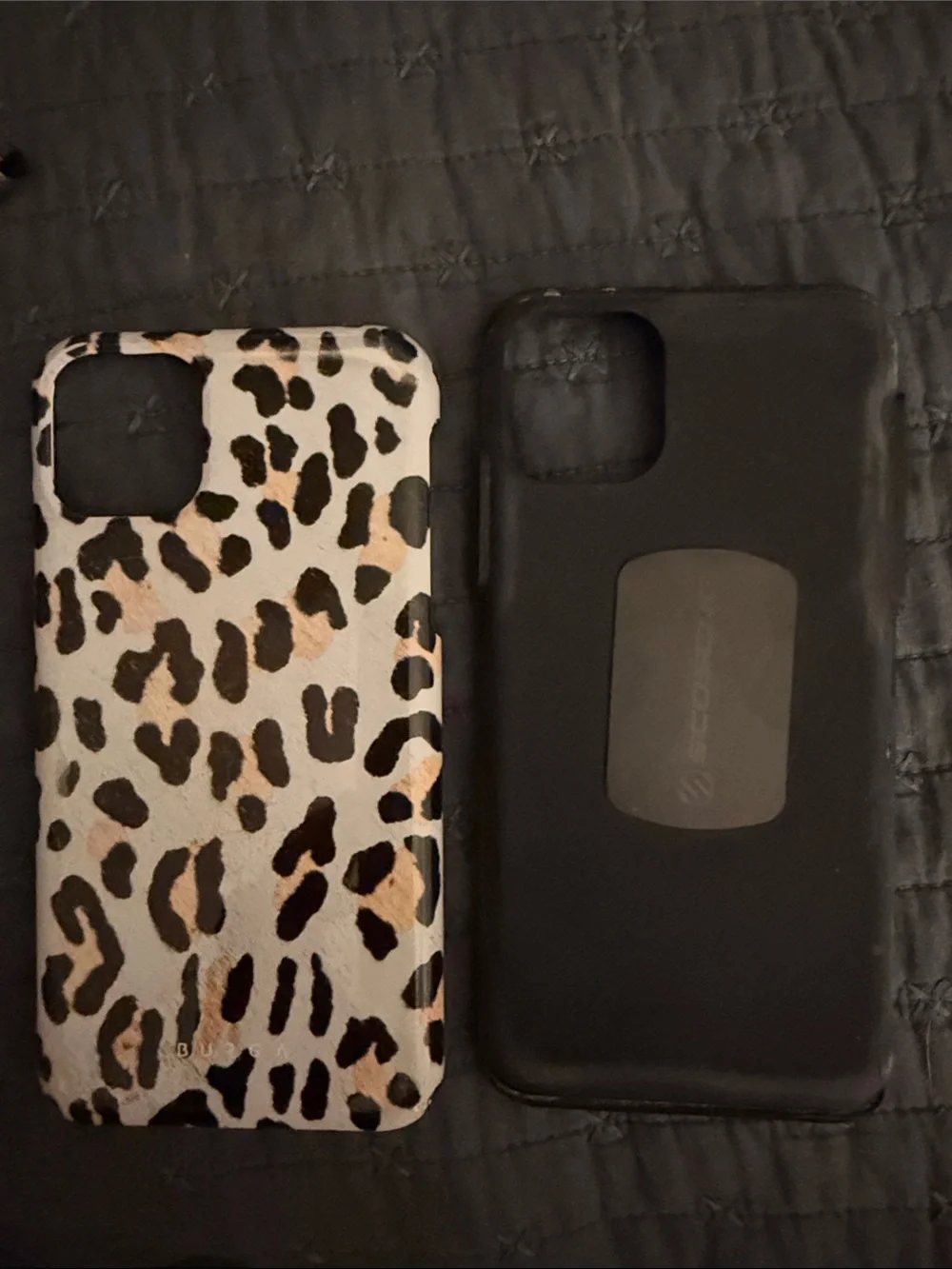 Burga IPhone 11 Pro Max Leopard Print Phone Case - Tan & Black
